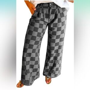 Checkered Gray Pants
